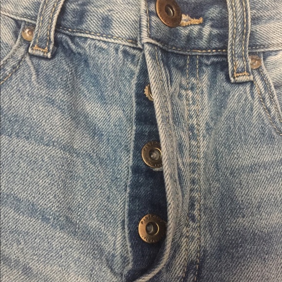 Planet Blue Pistola Denim High Waisted Shorts 26 - Picture 3 of 7